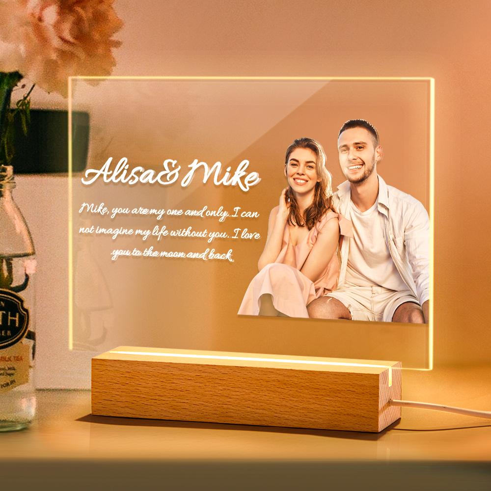 Acrylic Plaque Night Lamp