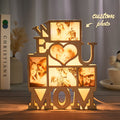 “We Love You” Photo Night Light