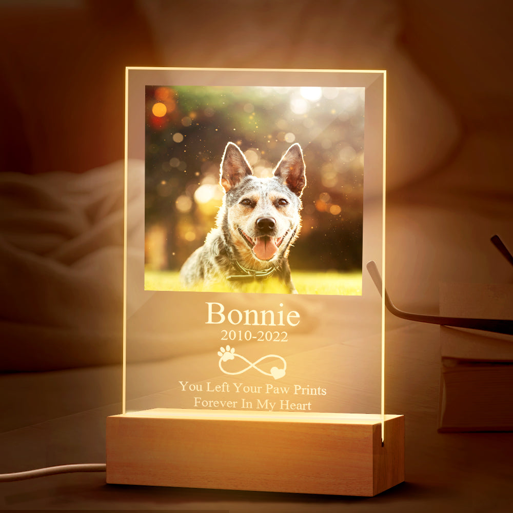 Pet Dog Memorial LED Lamp