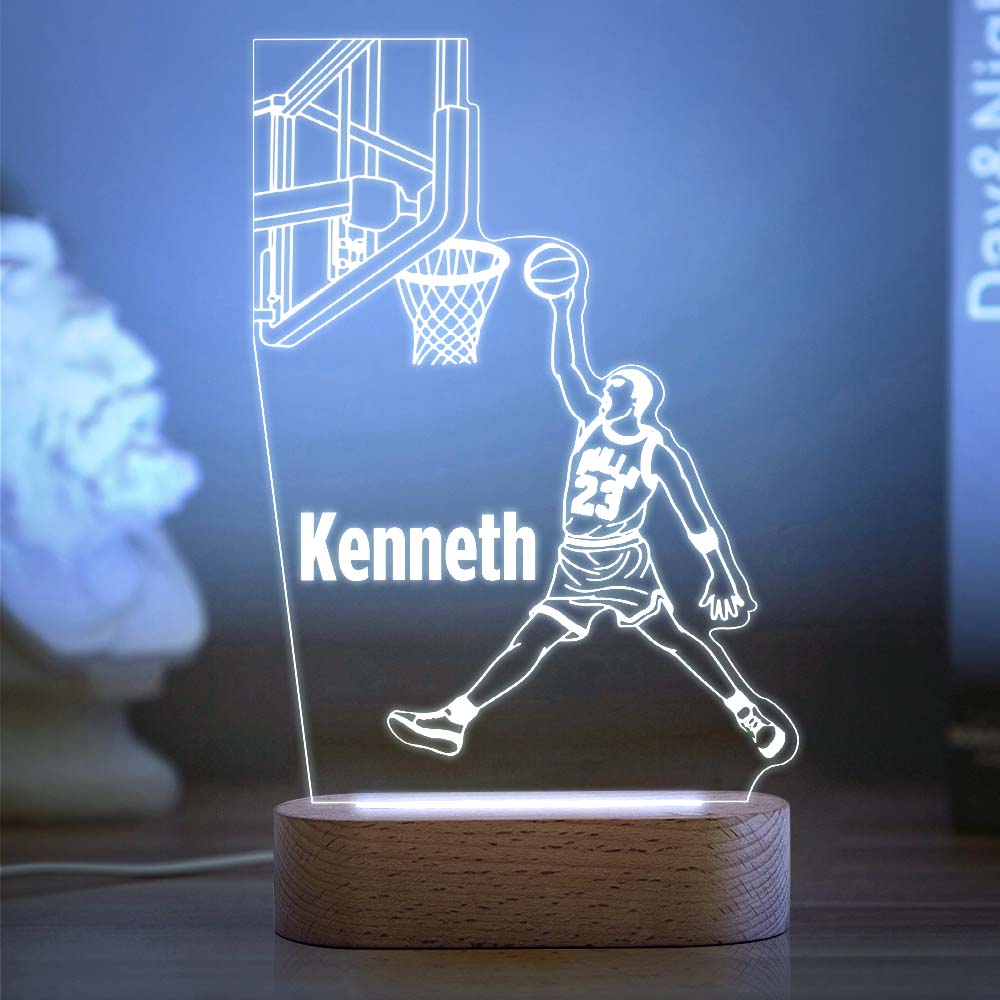 Basketball Name Acrylic Lamp