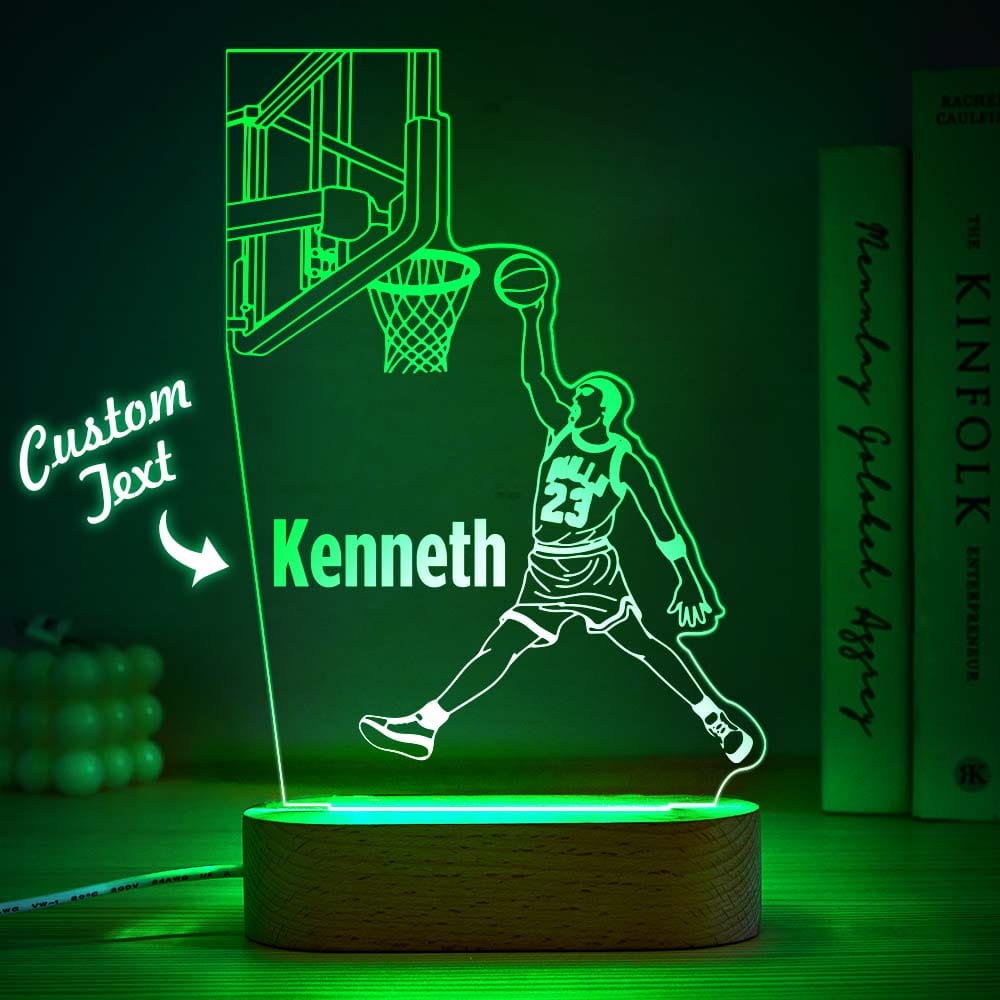 Basketball Name Acrylic Lamp
