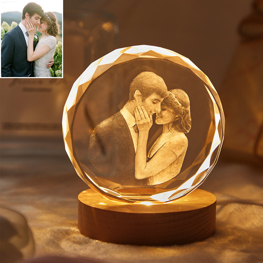 2D Crystal Night Light