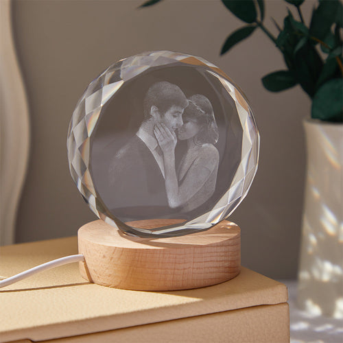 2D Crystal Night Light
