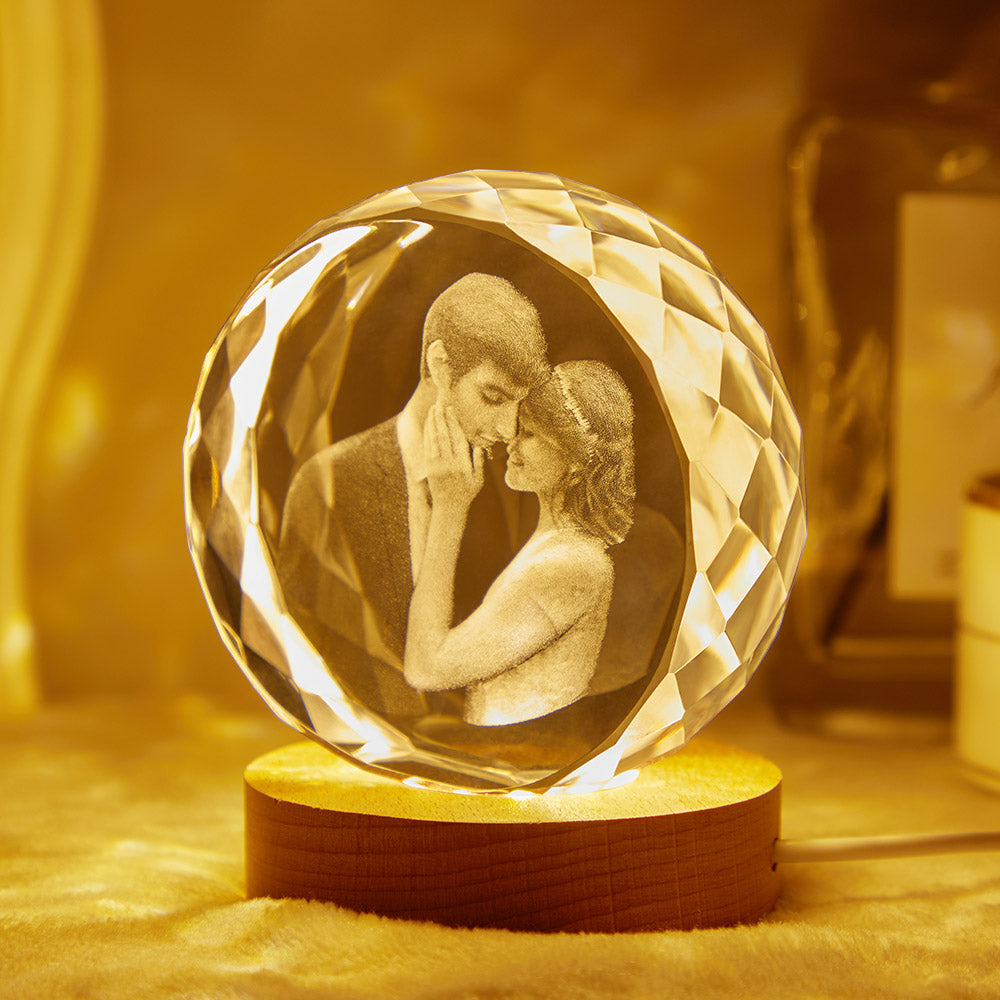 2D Crystal Night Light