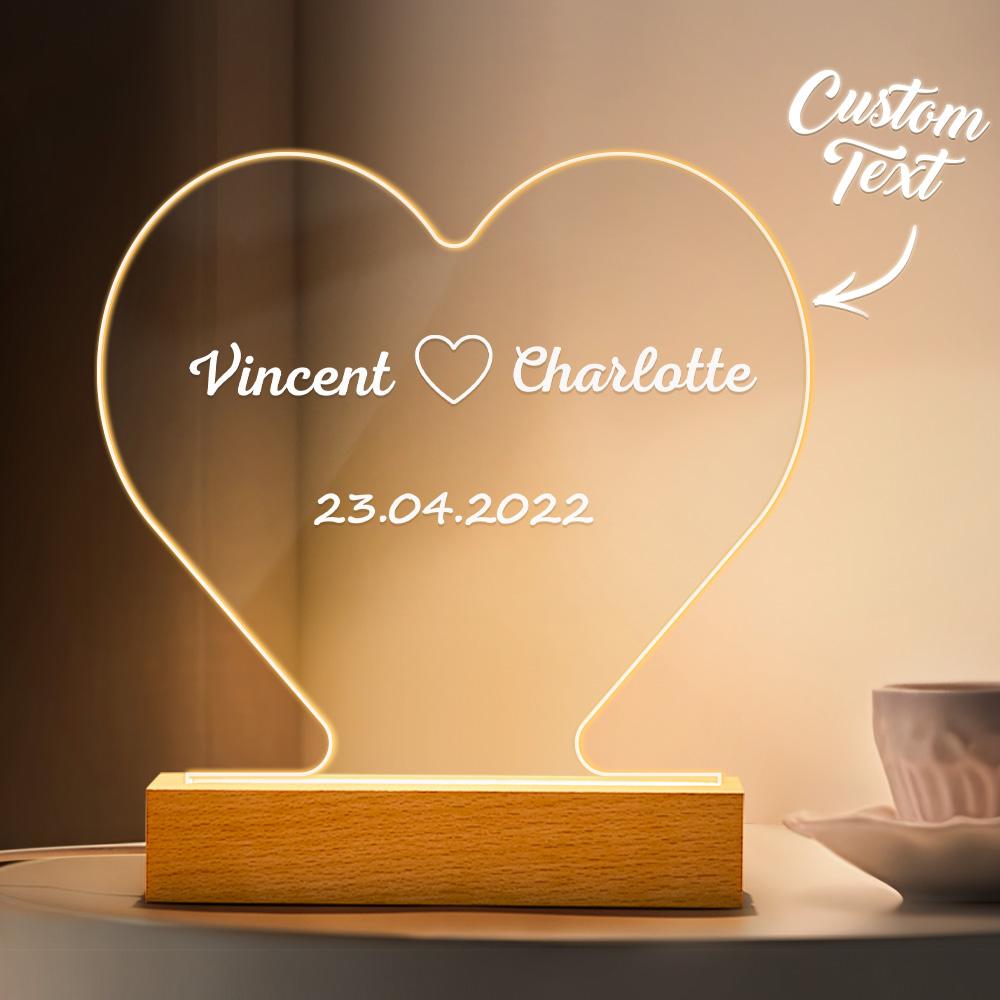 Heart Shape Night Light