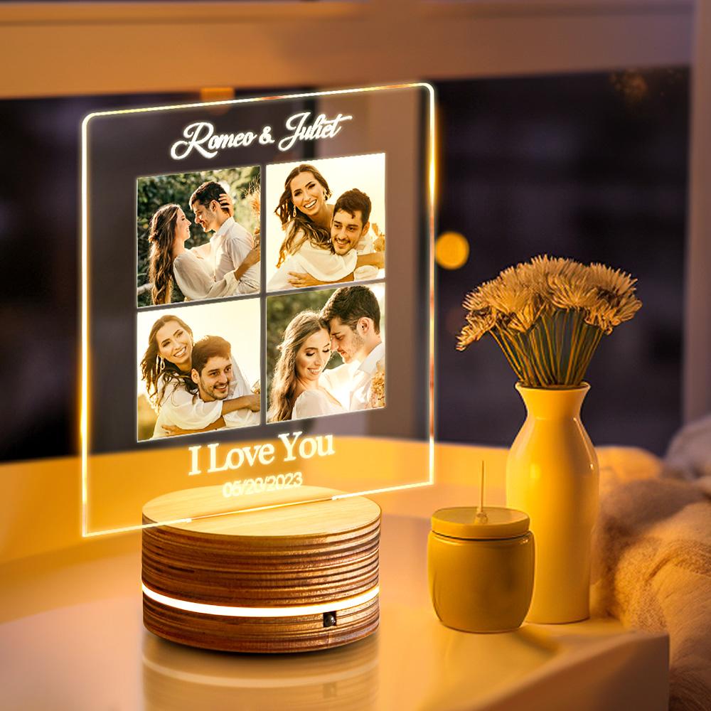 Engraved Picture Night Lamp