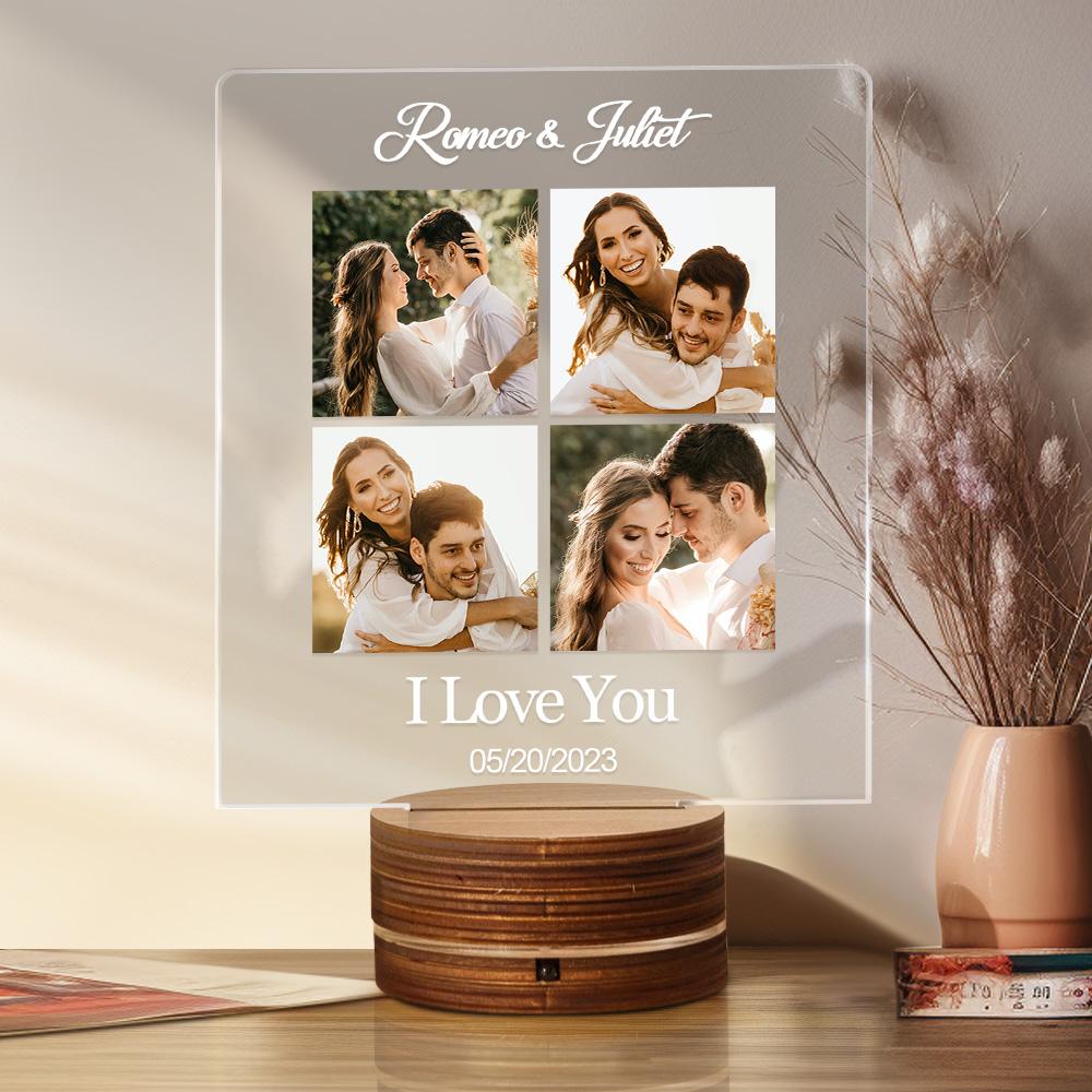 Engraved Picture Night Lamp