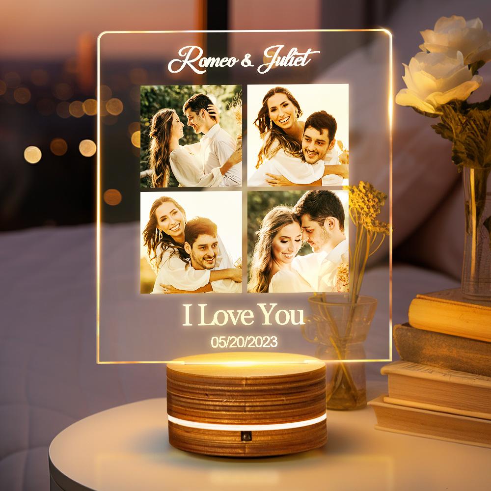 Engraved Picture Night Lamp