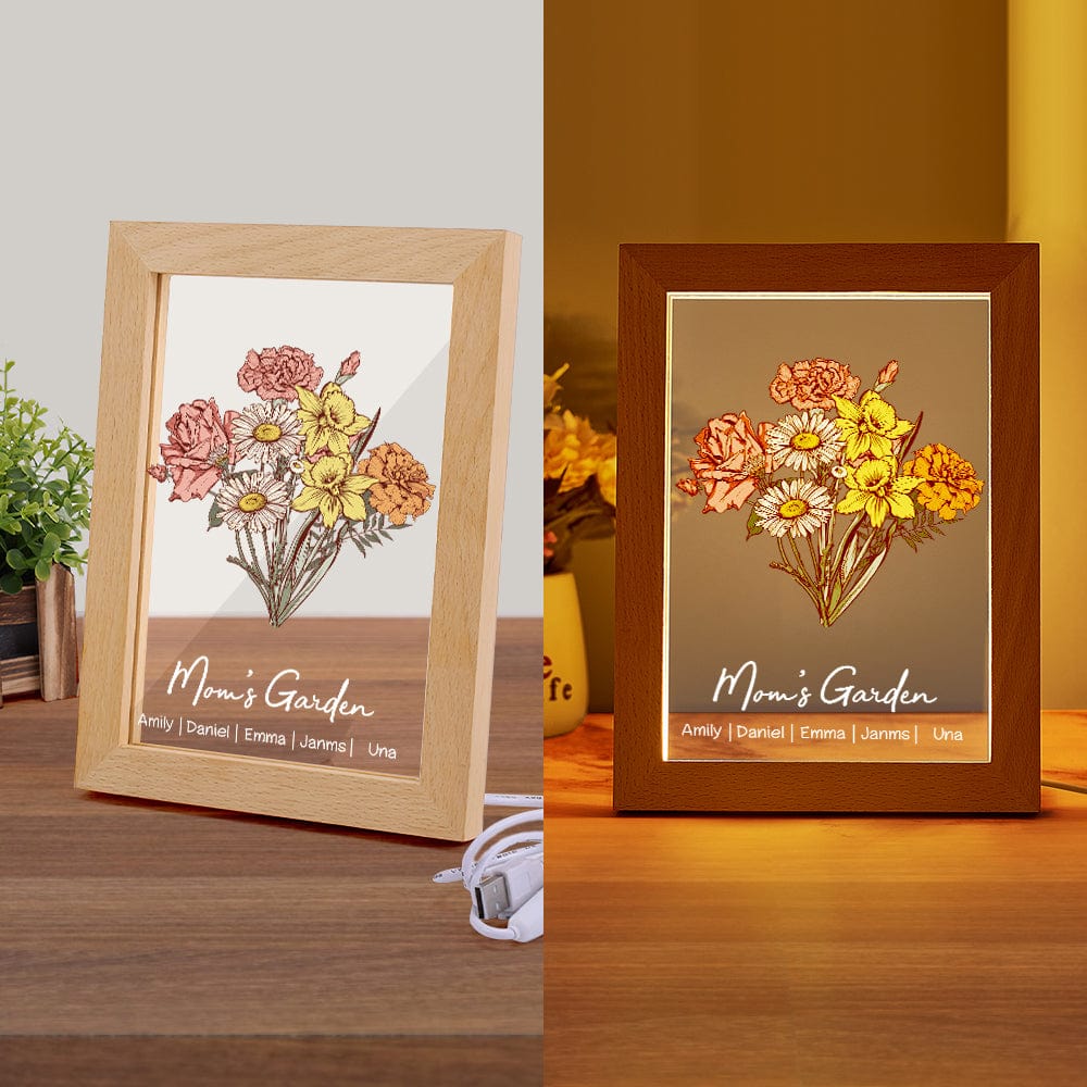 Birth Flower LED Light