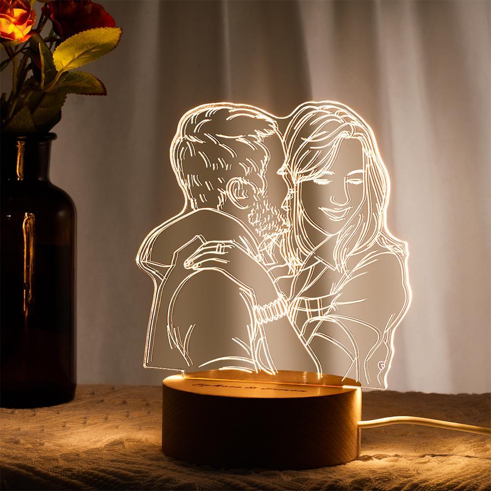 3D Photo LED Night Light