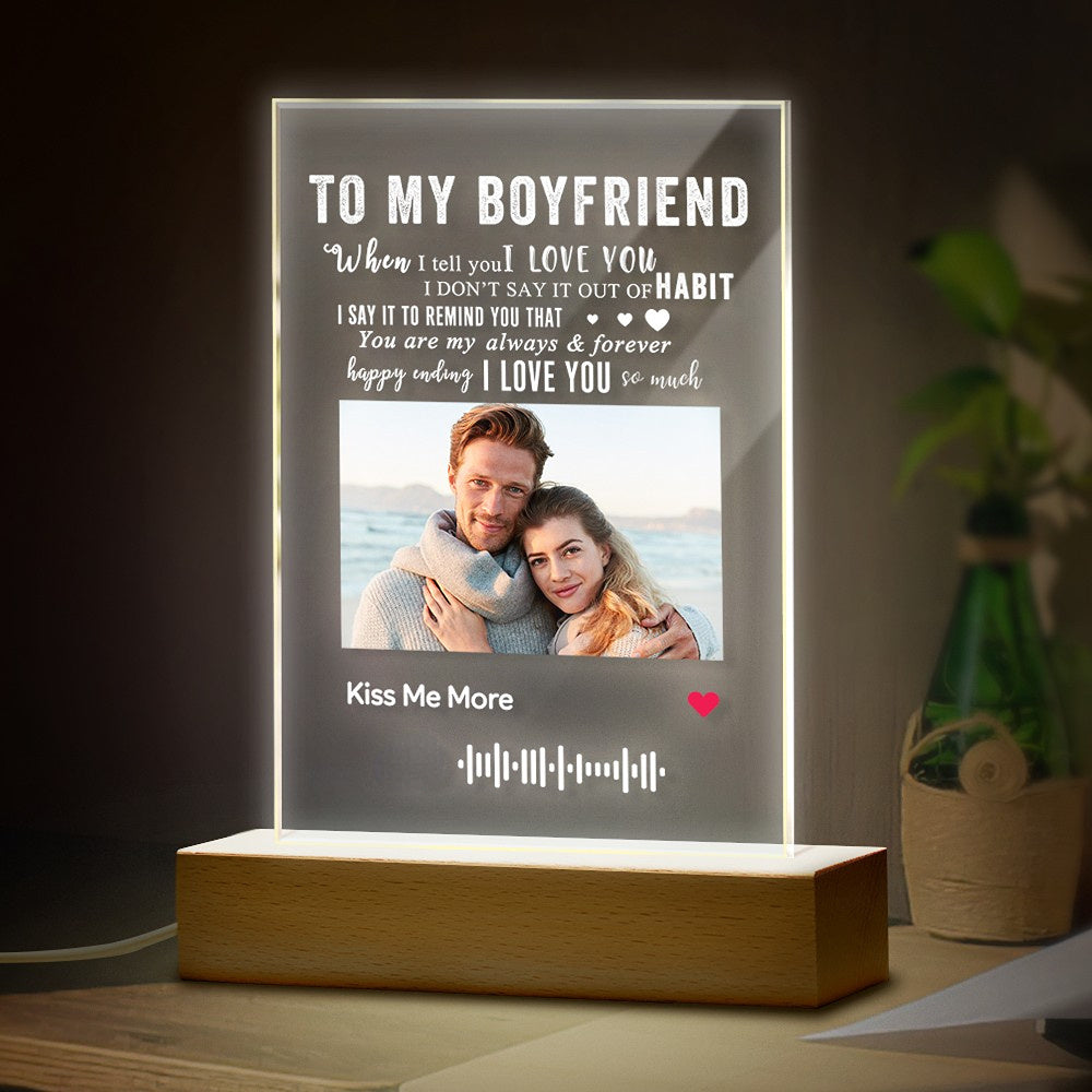 Scannable Music Plaque Night Light