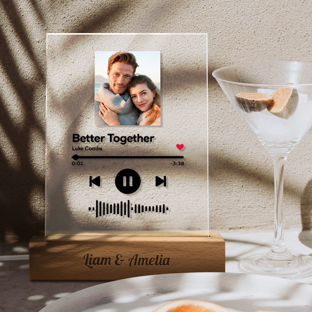Scannable Song Plaque Night Light