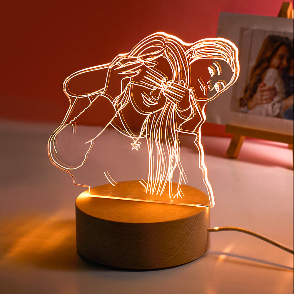 3D Photo LED Night Light
