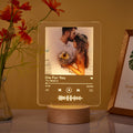 Music Code Wooden Night Light