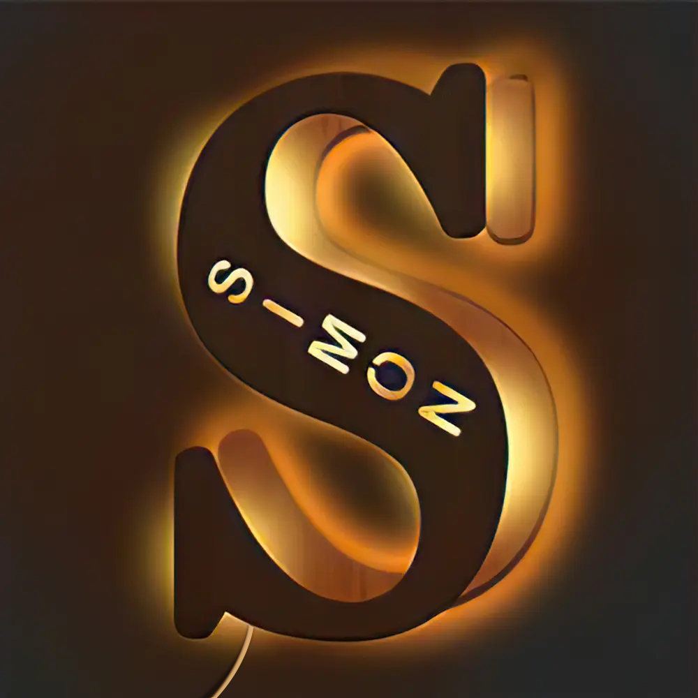 Wooden Letter Night Light