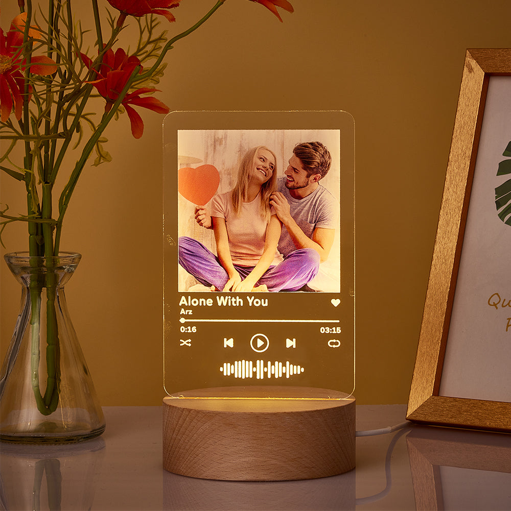 Scannable Code Album Night Light