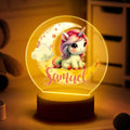 Unicorn Moon LED Night Light