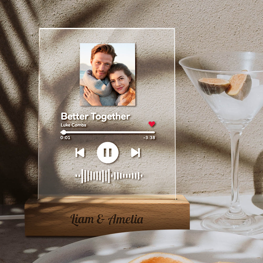 Scannable Song Plaque Night Light