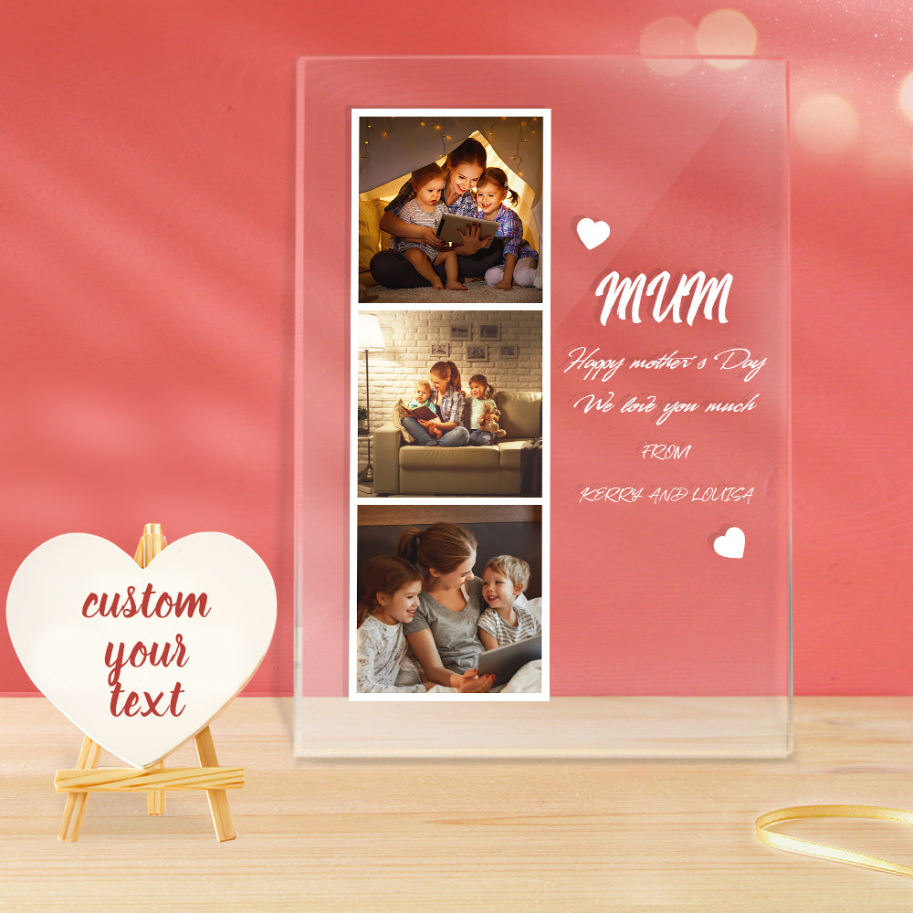 Photo Name Acrylic Night Light
