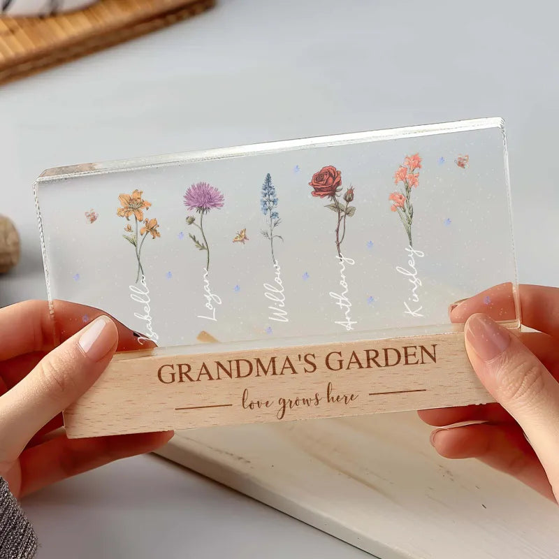 Grandma Flower LED Night Light