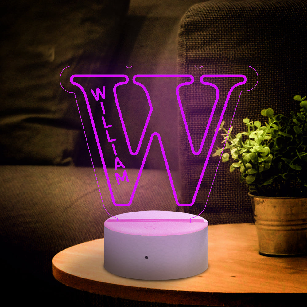 A-Z Letter Night Light