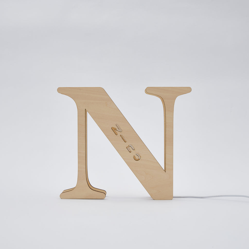 Wooden Letter Night Light