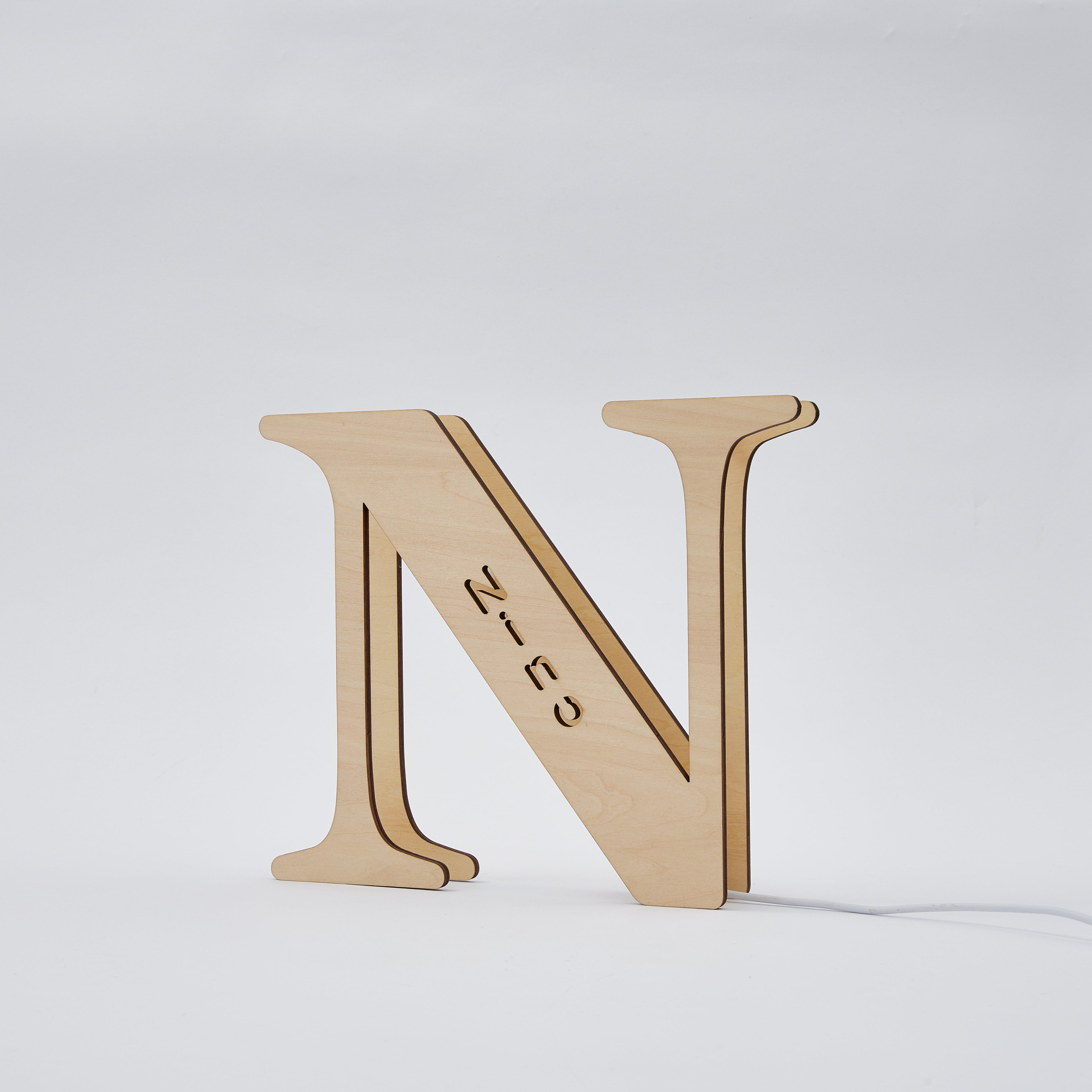 Wooden Letter Night Light