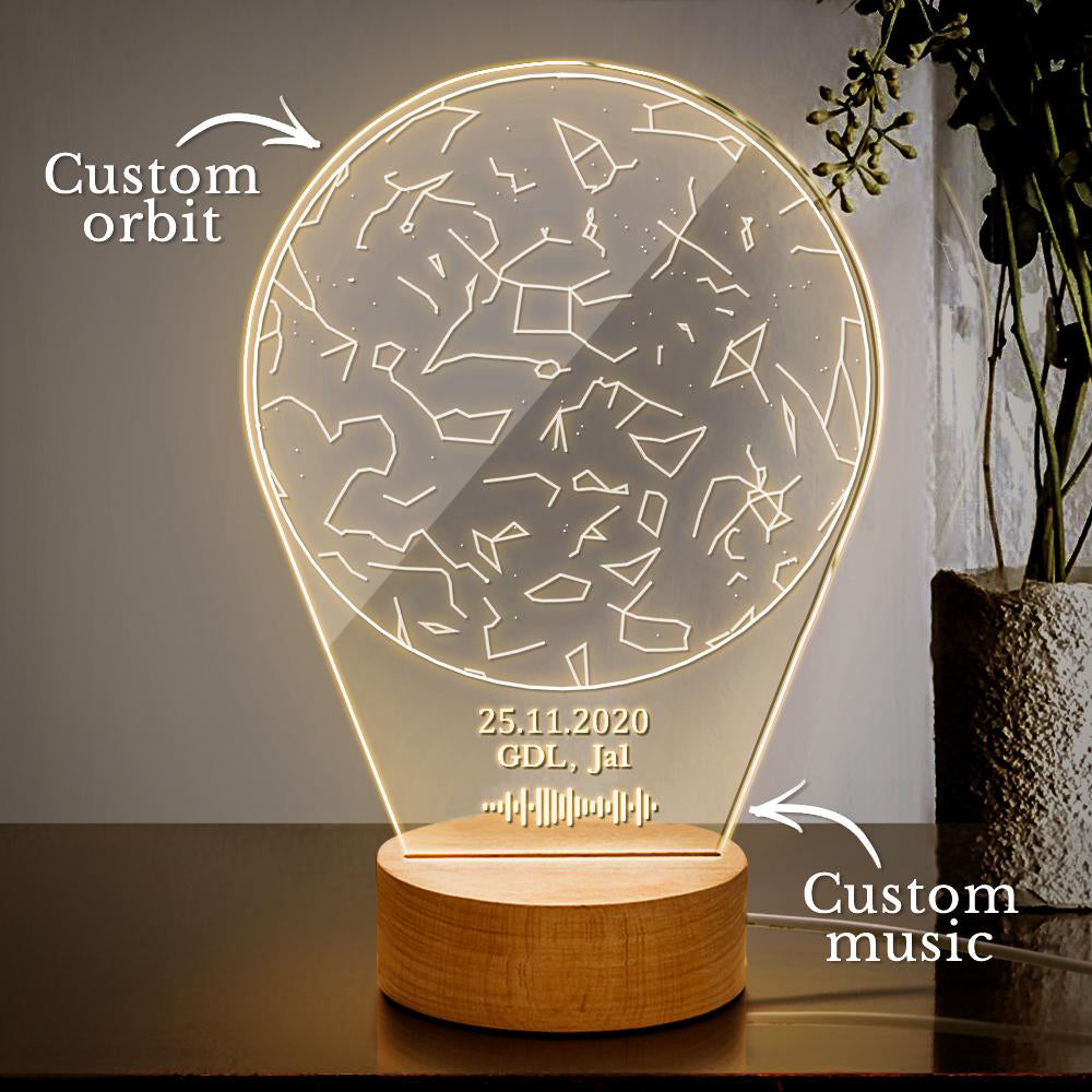 Scannable Constellation Map Night Light
