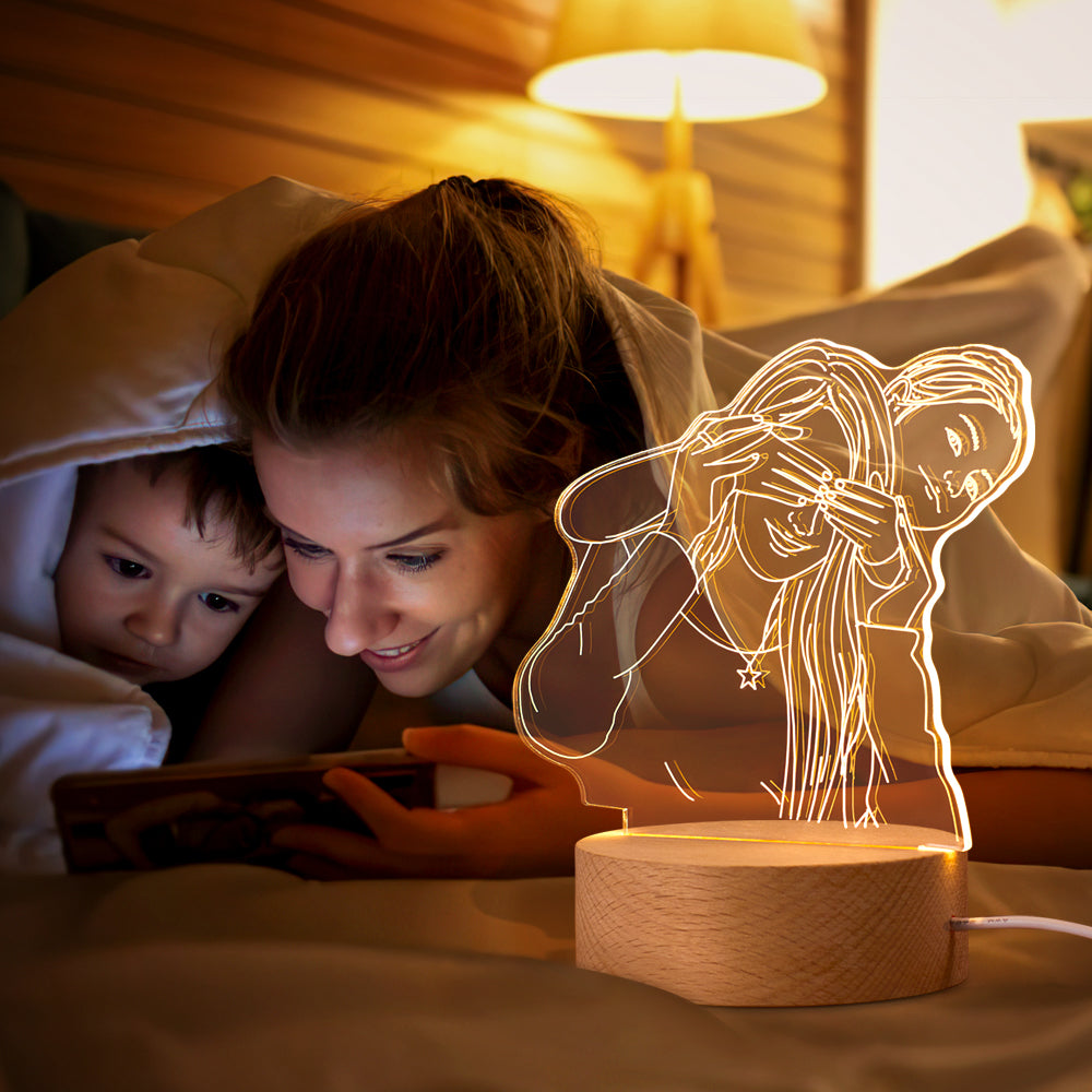 3D Photo LED Night Light