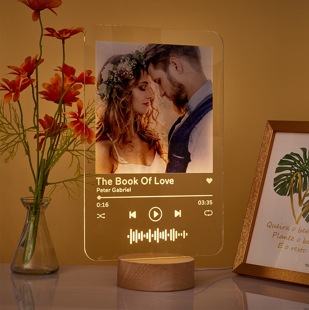 Scannable Music Plaque Night Light
