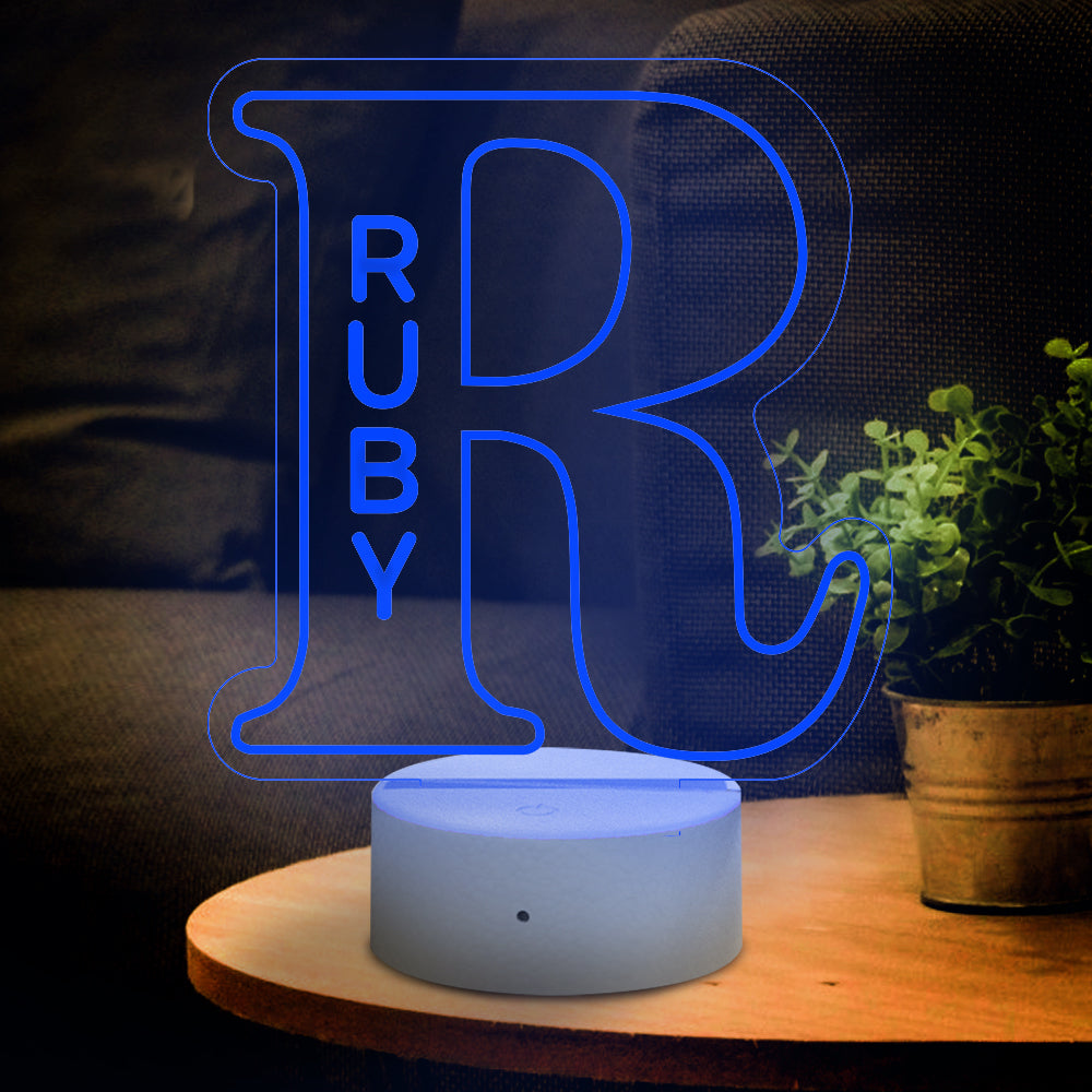 A-Z Letter Night Light