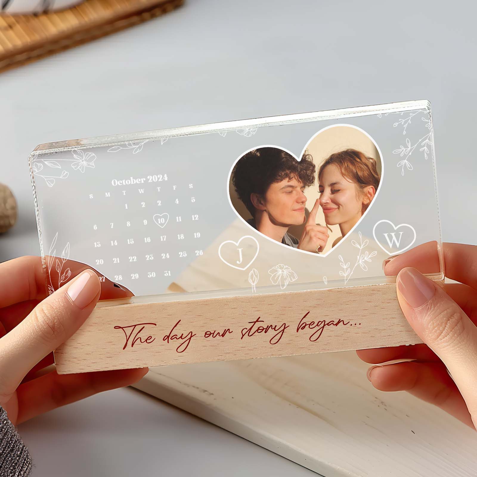 Calendar Photo Night Light